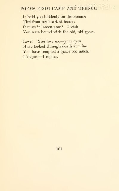 Poems by Isaac Rosenberg