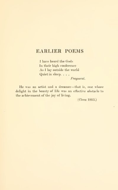 Poems by Isaac Rosenberg