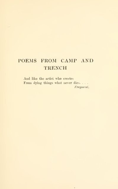 Poems by Isaac Rosenberg