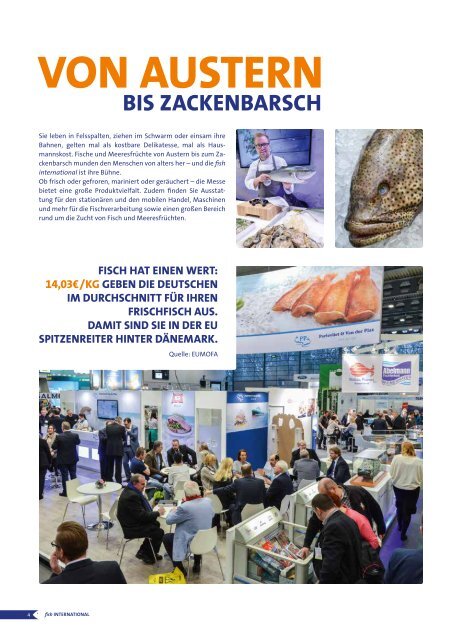 Fisch im Fokus - Fischmesse 25.-27. Februar 2018