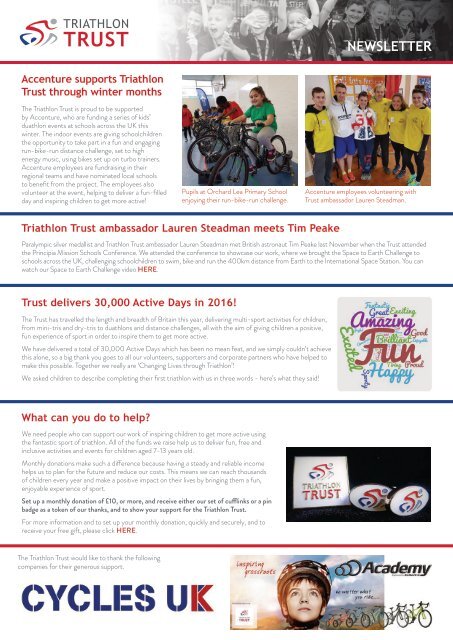 TriTrust New years newsletter