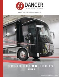 Solid Color Epoxy Guide