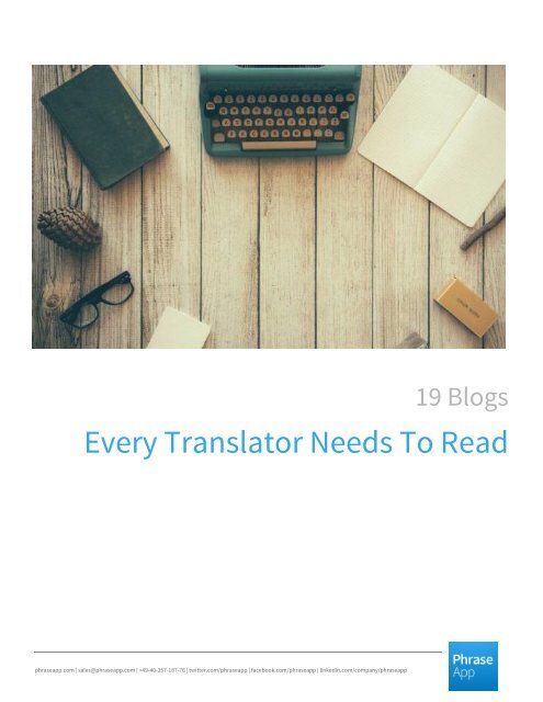 19 Blogs Every Translator Needs To Read