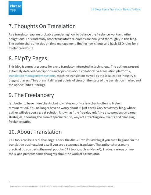 19 Blogs Every Translator Needs To Read