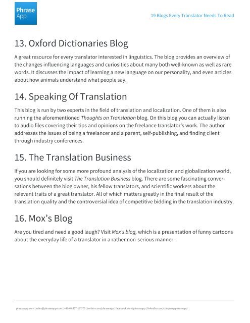 19 Blogs Every Translator Needs To Read