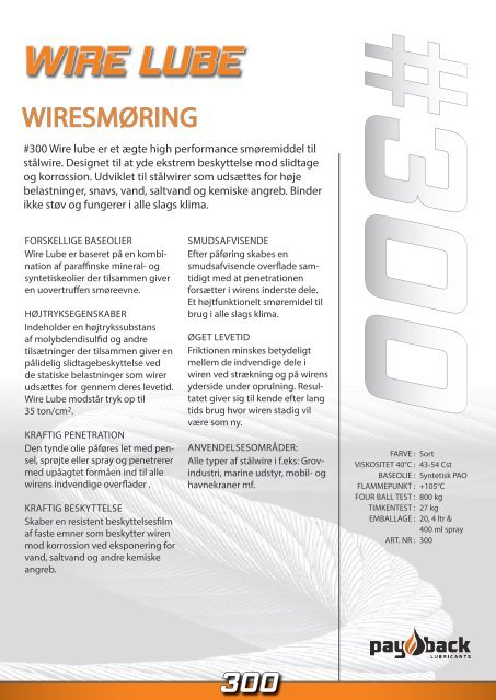 #300 Wire lube PDF