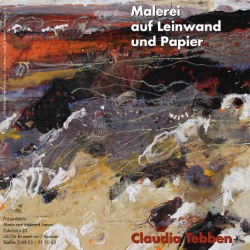 Malerei auf Leinwand und Papier Claudia Tebben ... - CJD Bonn