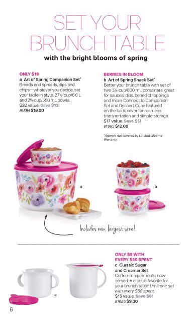 Tupperware Mid February 2017 Brochure