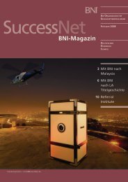 BNI-Magazin 3 - Bni in