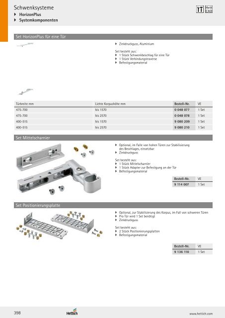 Hettich - Technik und Anwendung Band 2