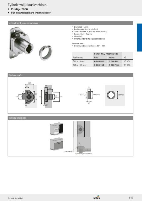 Hettich - Technik und Anwendung Band 2