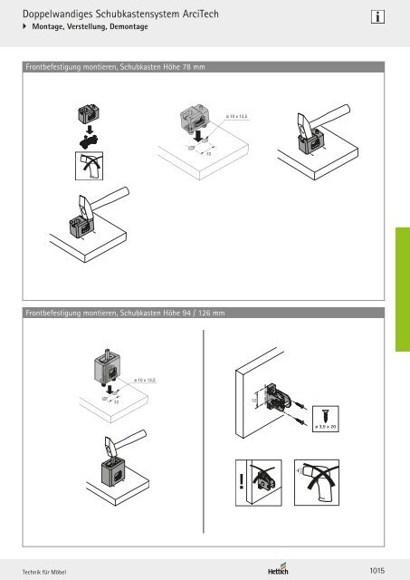 Hettich - Technik und Anwendung Band 1