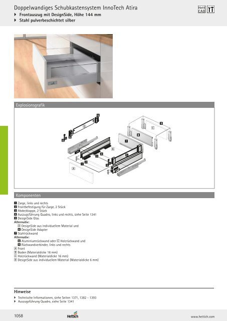 Hettich - Technik und Anwendung Band 1