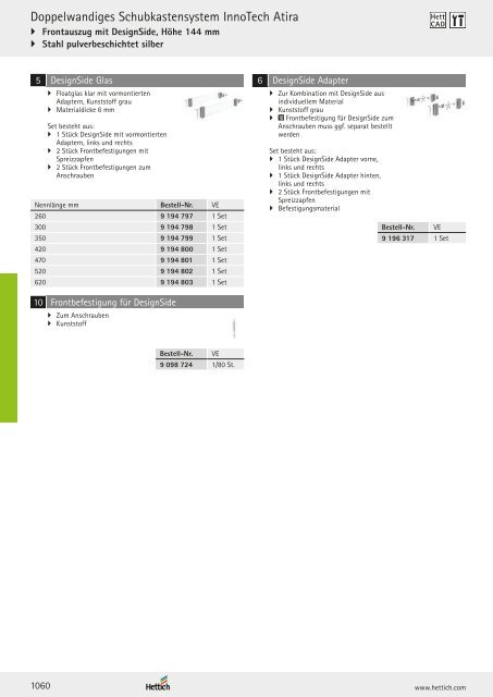 Hettich - Technik und Anwendung Band 1