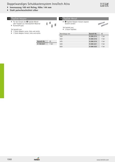 Hettich - Technik und Anwendung Band 1