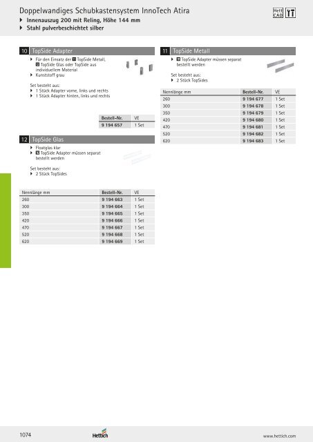 Hettich - Technik und Anwendung Band 1