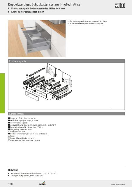 Hettich - Technik und Anwendung Band 1