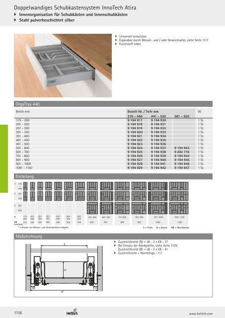 Hettich - Technik und Anwendung Band 1