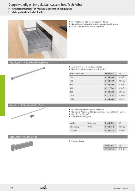 Hettich - Technik und Anwendung Band 1