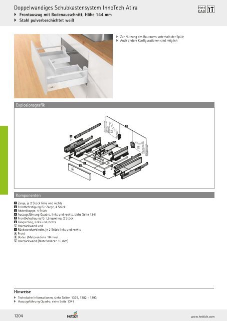 Hettich - Technik und Anwendung Band 1