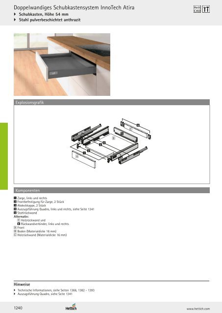 Hettich - Technik und Anwendung Band 1