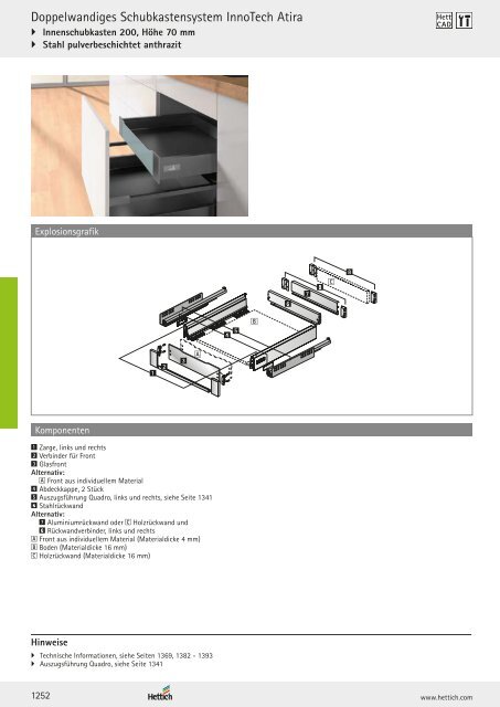 Hettich - Technik und Anwendung Band 1