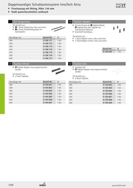 Hettich - Technik und Anwendung Band 1