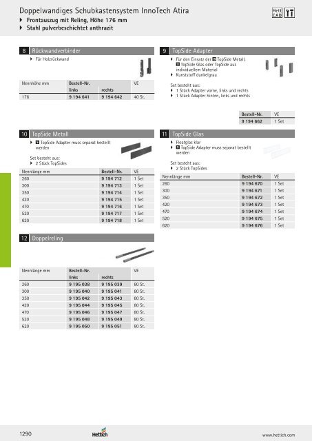 Hettich - Technik und Anwendung Band 1