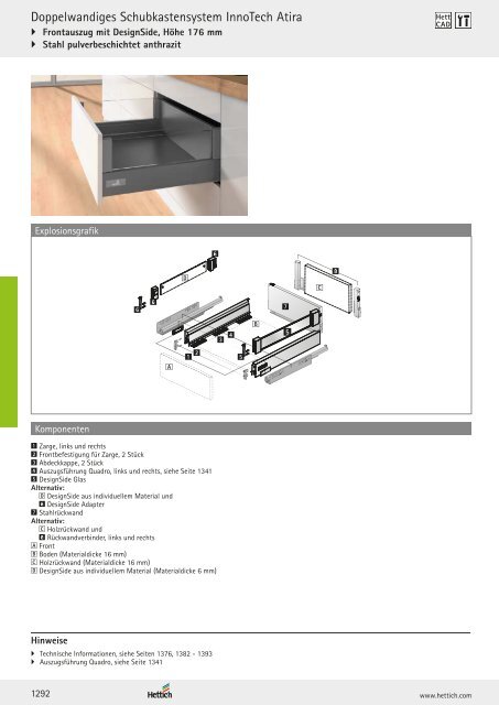 Hettich - Technik und Anwendung Band 1