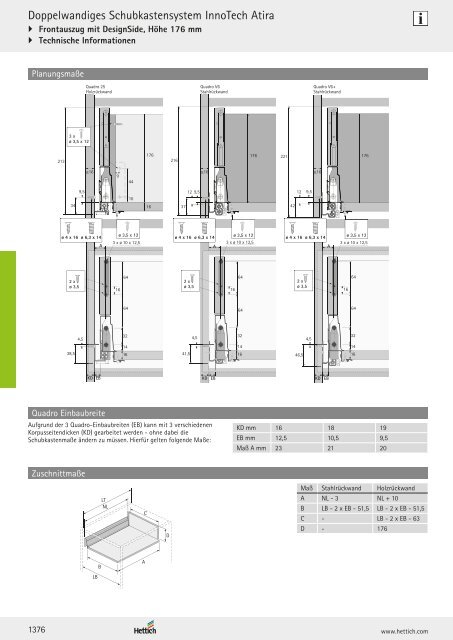 Hettich - Technik und Anwendung Band 1