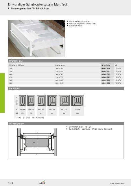 Hettich - Technik und Anwendung Band 1