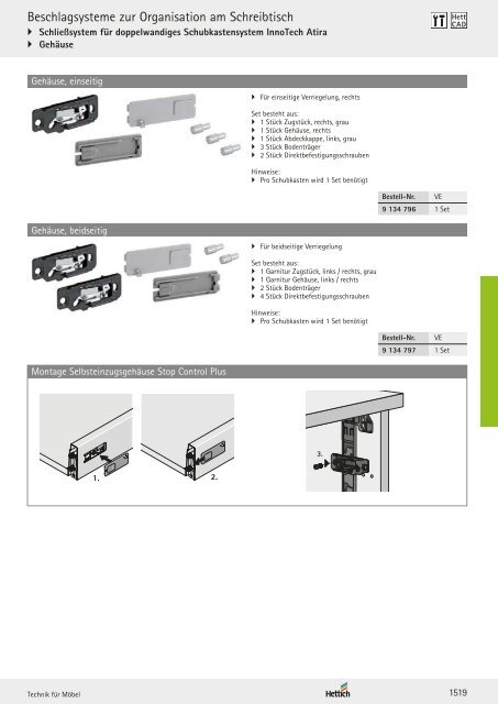 Hettich - Technik und Anwendung Band 1