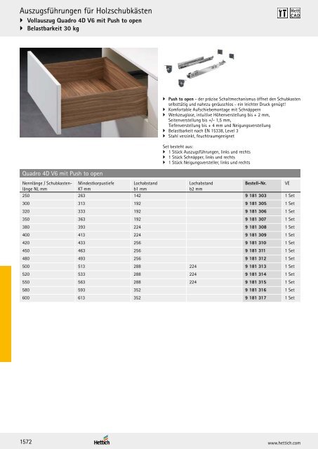 Hettich - Technik und Anwendung Band 1