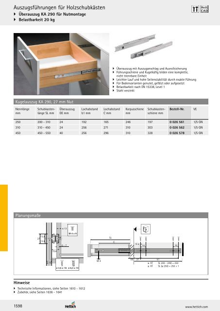 Hettich - Technik und Anwendung Band 1