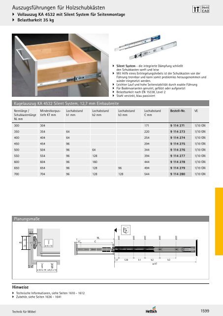 Hettich - Technik und Anwendung Band 1