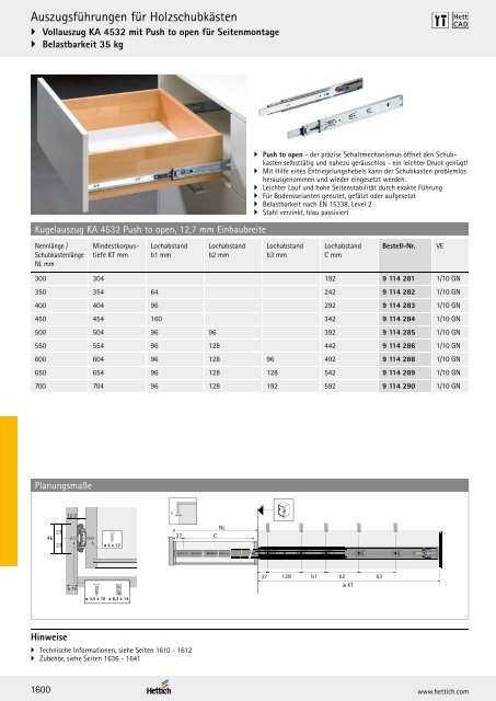 Hettich - Technik und Anwendung Band 1