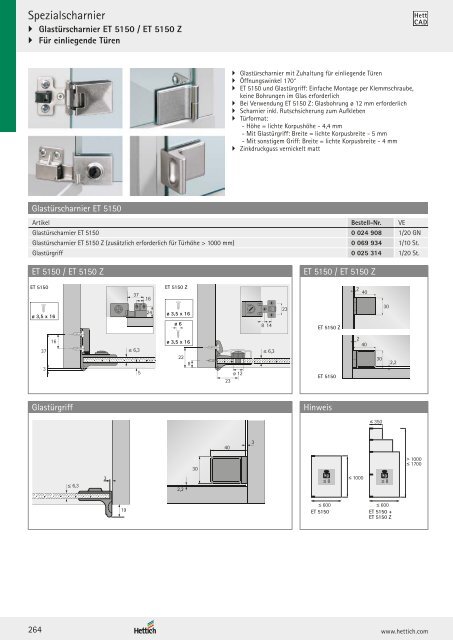 Hettich - Technik und Anwendung Band 1