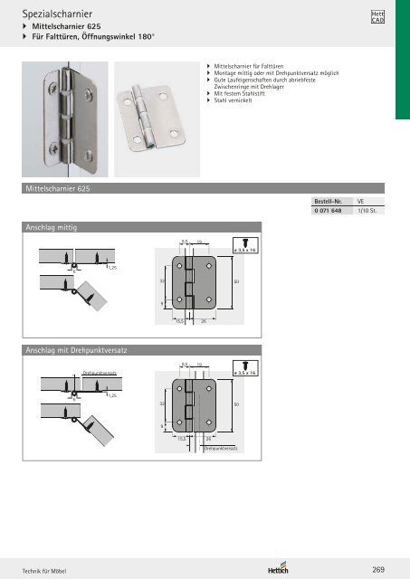 Hettich - Technik und Anwendung Band 1