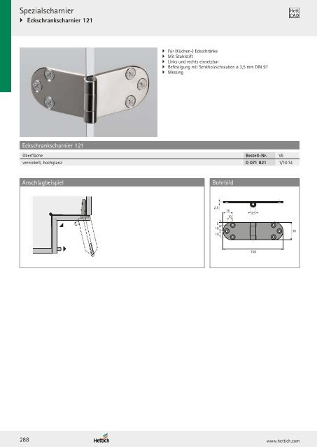 Hettich - Technik und Anwendung Band 1