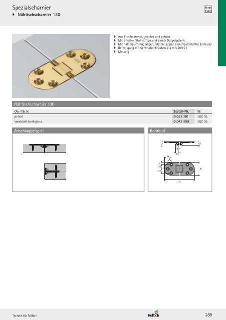 Hettich - Technik und Anwendung Band 1