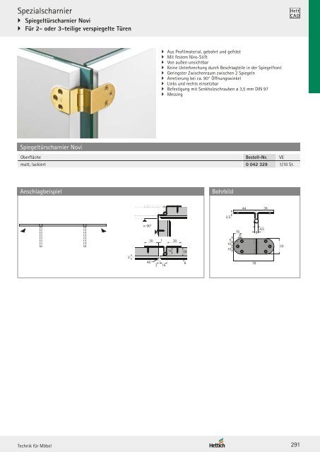 Hettich - Technik und Anwendung Band 1