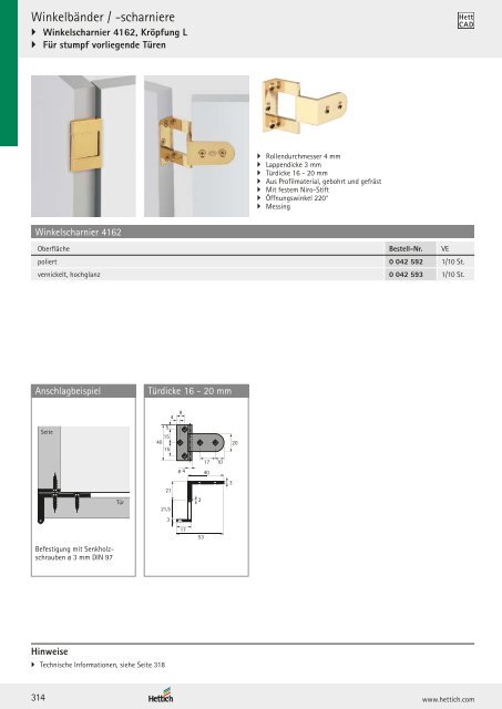 Hettich - Technik und Anwendung Band 1