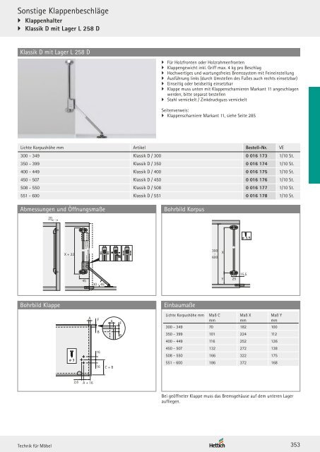 Hettich - Technik und Anwendung Band 1