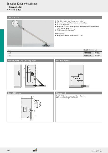 Hettich - Technik und Anwendung Band 1