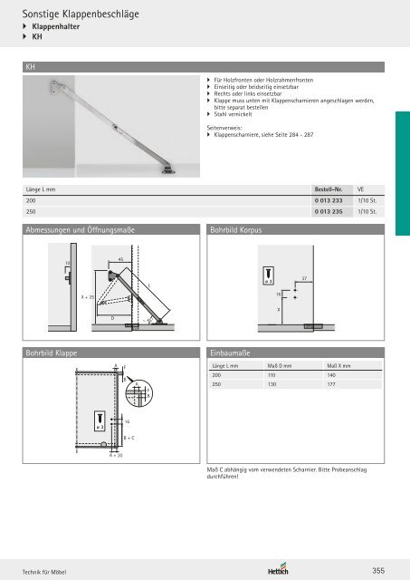 Hettich - Technik und Anwendung Band 1