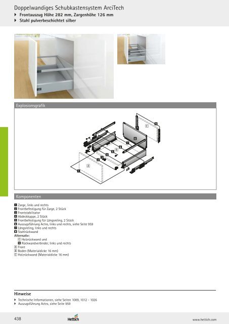 Hettich - Technik und Anwendung Band 1