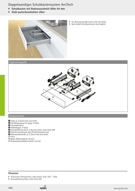 Hettich - Technik und Anwendung Band 1