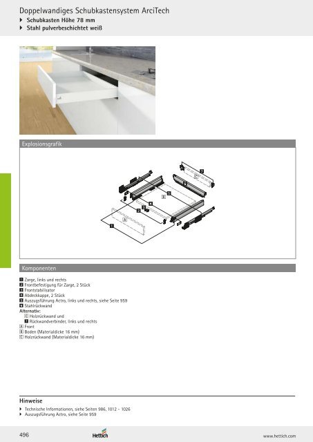 Hettich - Technik und Anwendung Band 1