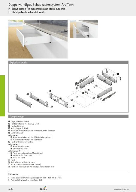 Hettich - Technik und Anwendung Band 1