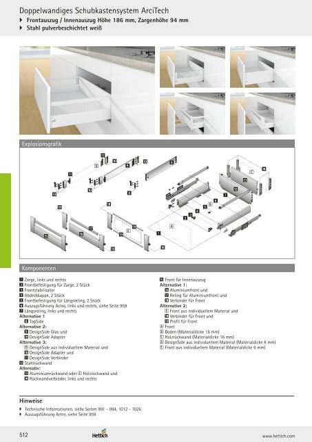 Hettich - Technik und Anwendung Band 1